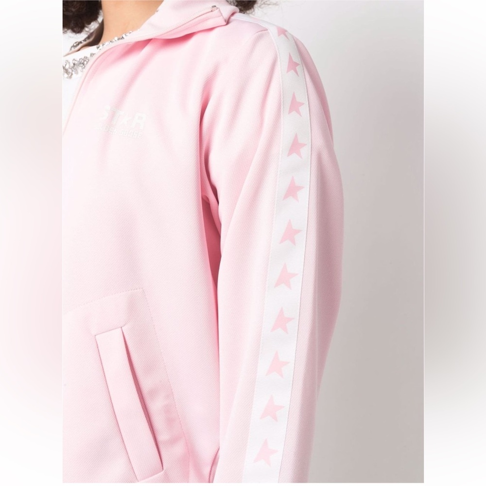 Golden Goose Pink Star Logo printed Jacket Size Small